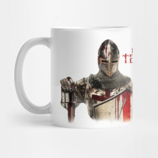 Freemasons Masonic York Rite Knight Templar in red and white Mug